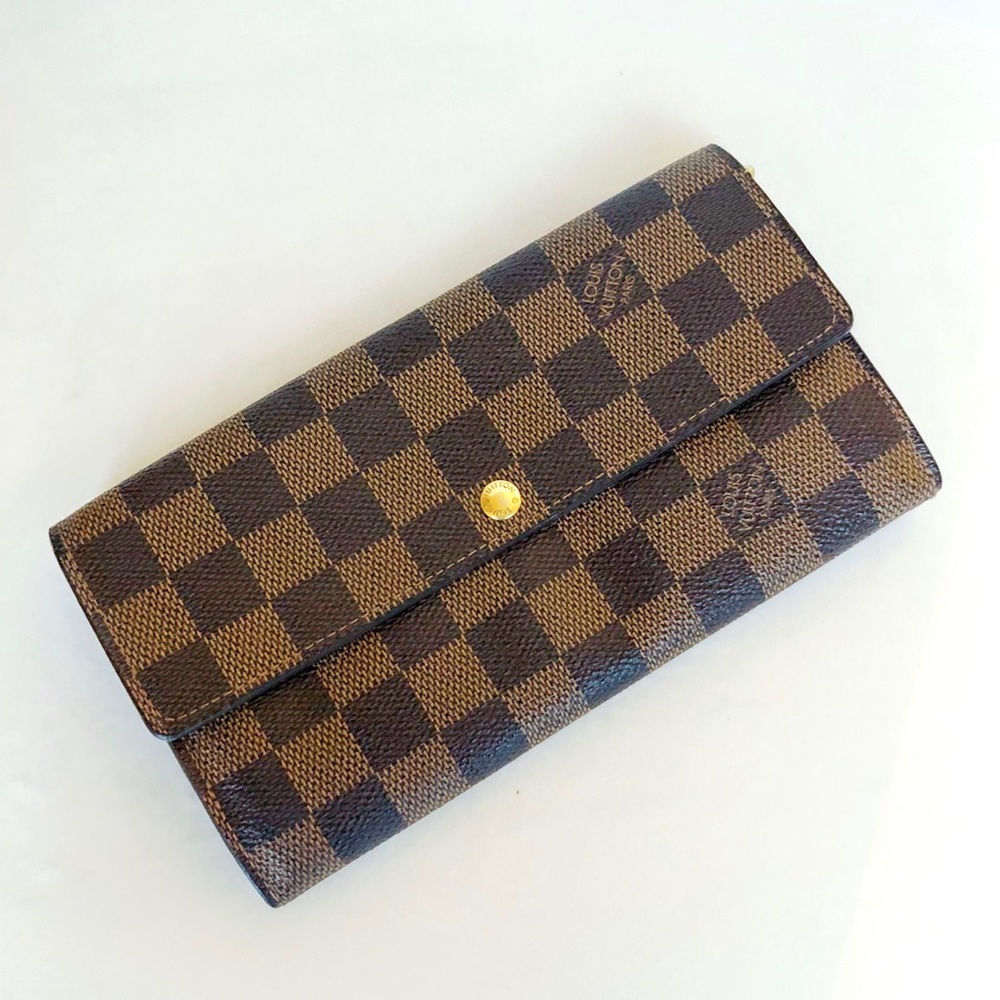 Louis Vuitton Sarah Damier Ebene Wallet